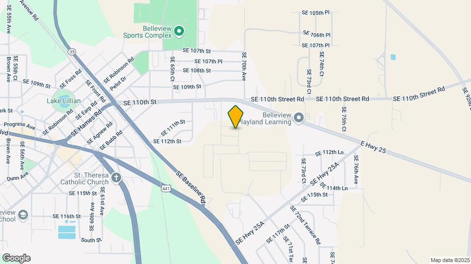 6947 SE 111th St Map and Location Details