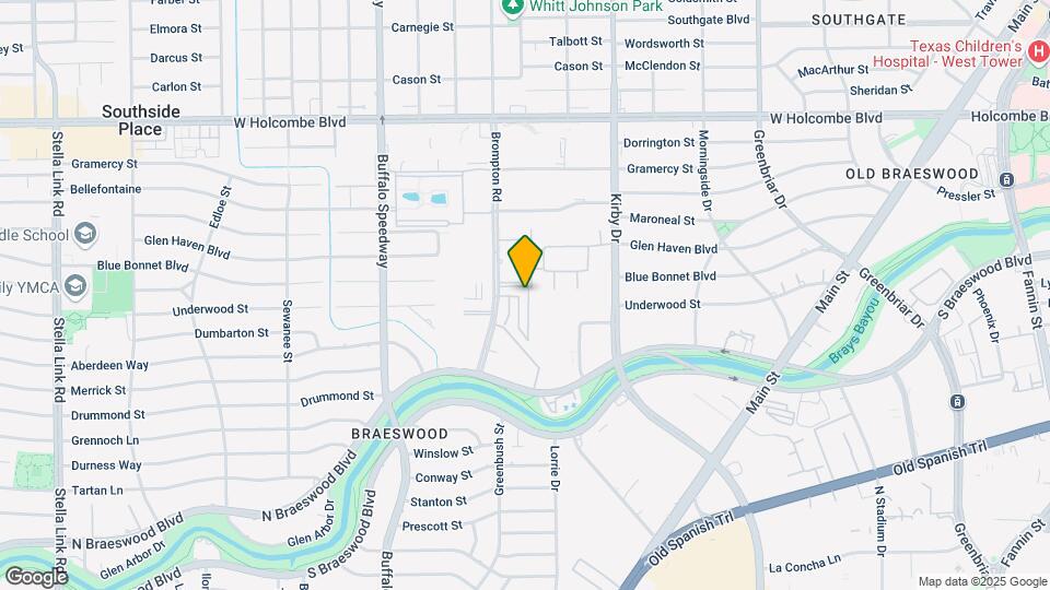 7431 Brompton St Map and Location Details