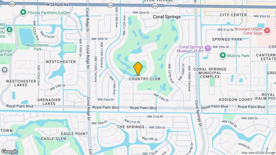 11190 NW 26th Dr Map and Location Details