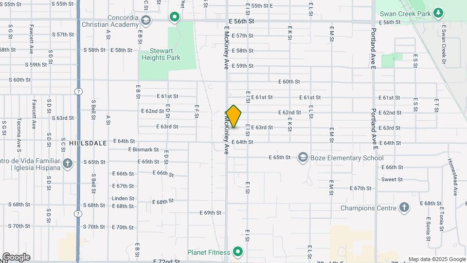 810 E 63rd St Map and Location Details