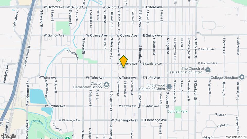 4541 S Bannock St Map and Location Details