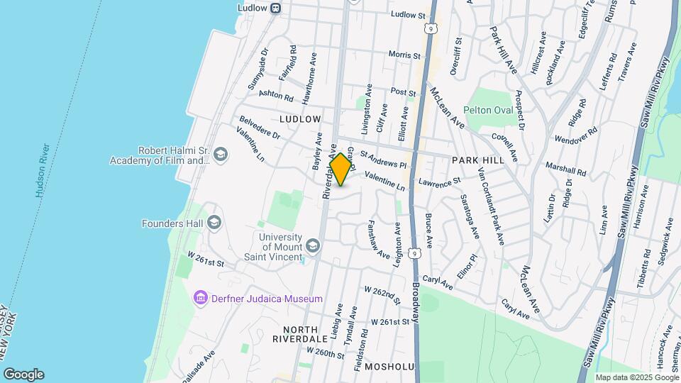 480 Riverdale Ave Mapa y Detalles de la Ubicación