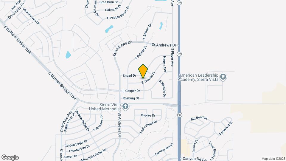 3507 E Trevino Dr Mapa y Detalles de la Ubicación