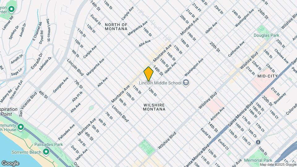 847 12th St, Unit A Map and Location Details