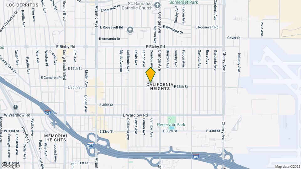 3605 Cerritos Ave Mapa y Detalles de la Ubicación