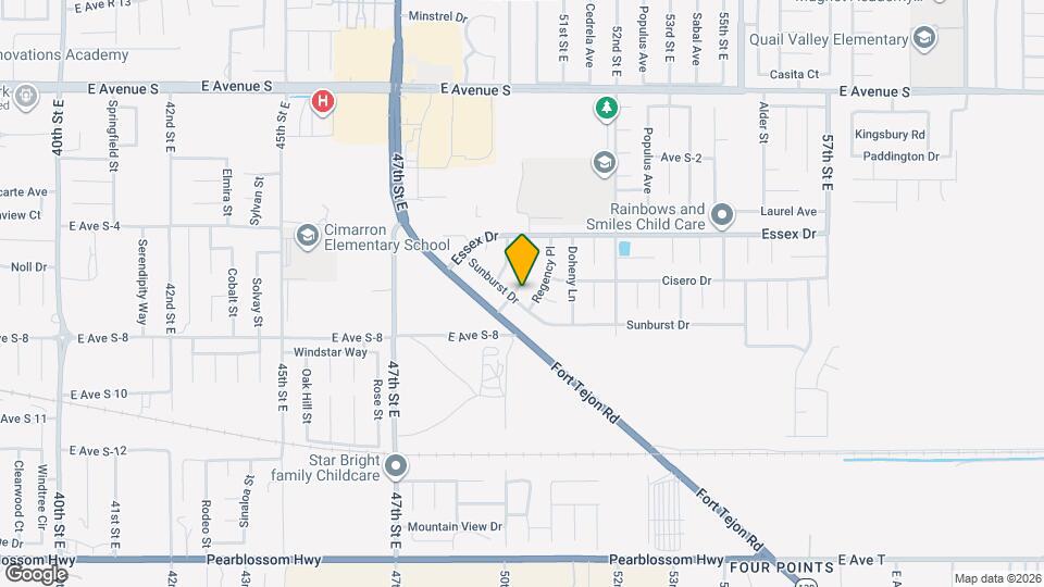 36832 Goldenview Way Map and Location Details