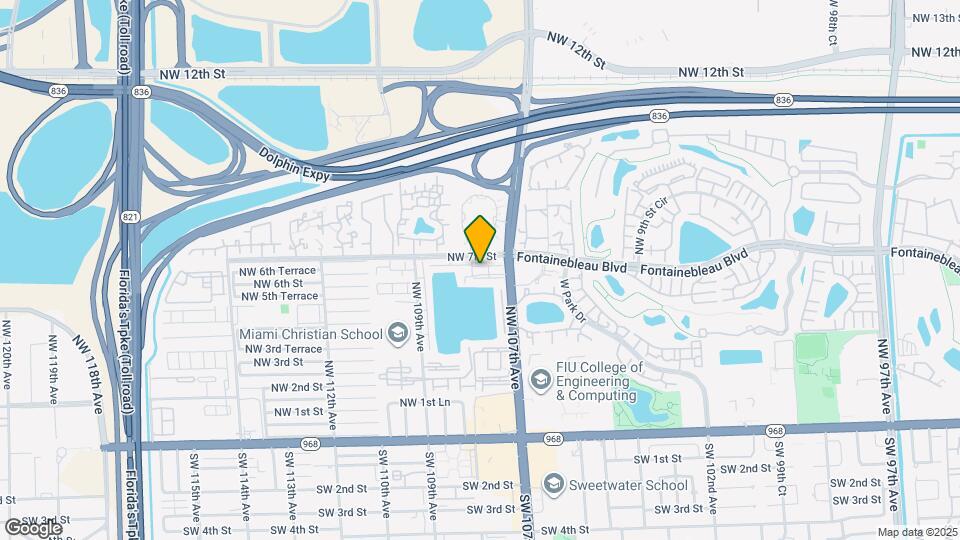 421 NW 109th Ave Map and Location Details