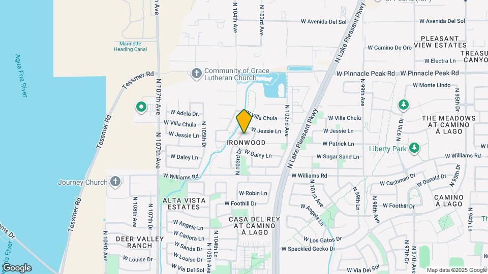 22851 N 103rd Ln Map and Location Details
