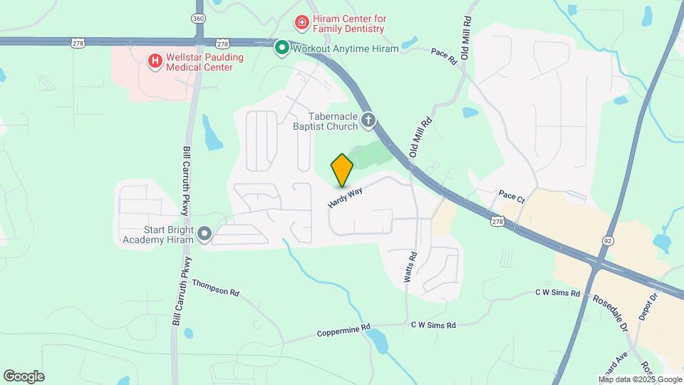 268 Hardy Way Map and Location Details