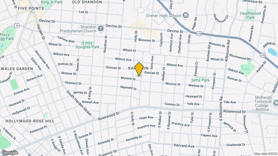 2917-2919 Monroe St Map and Location Details