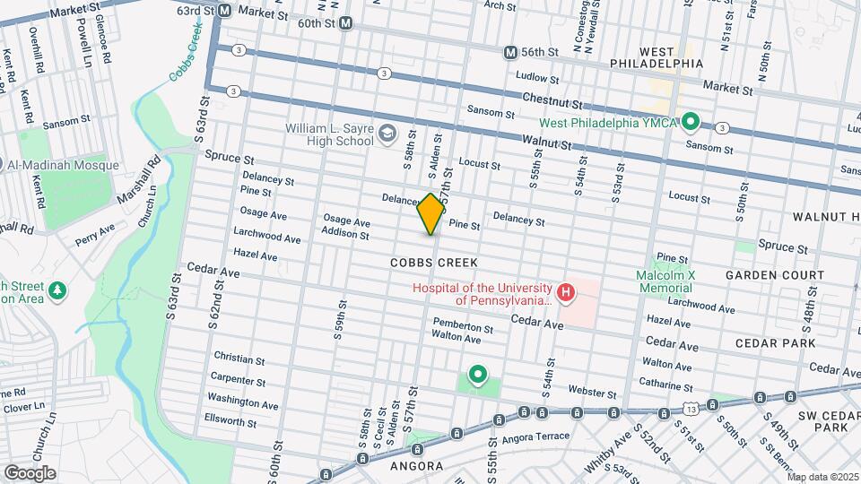 428 S 57th St, Unit 1 Map and Location Details