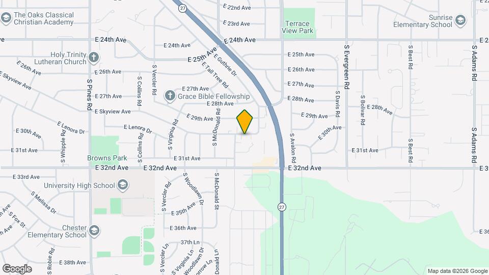 13214 E Skyview Ave Map and Location Details