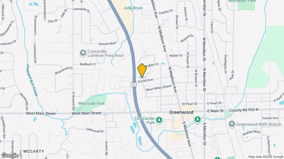 522 Euclid Ave Map and Location Details