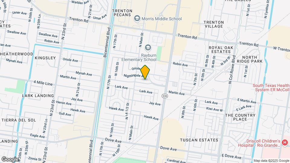 1220 Martin Ave Mapa y Detalles de la Ubicación