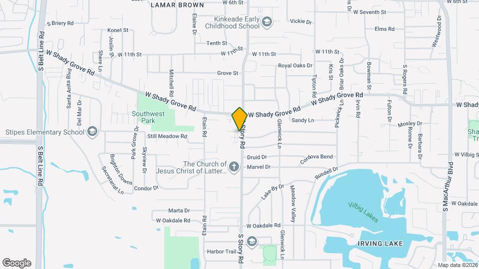 1419 S Story Rd Map and Location Details