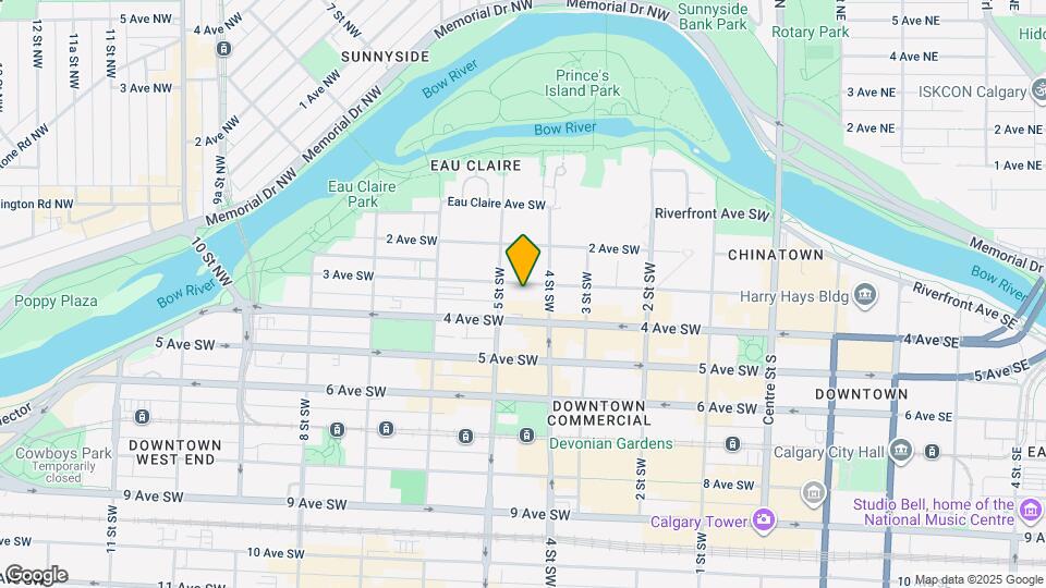 Eau Claire Residences Map and Location Details