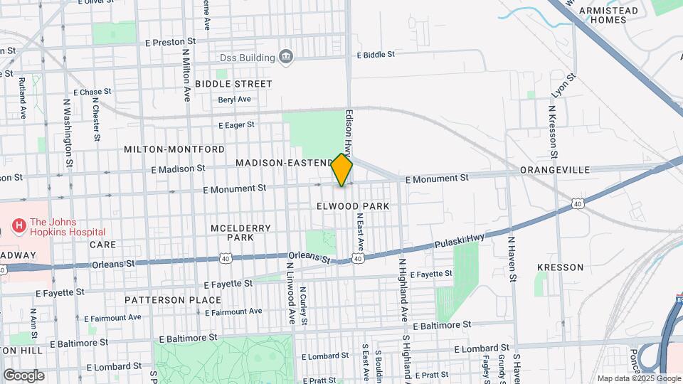 624 N Robinson St Map and Location Details