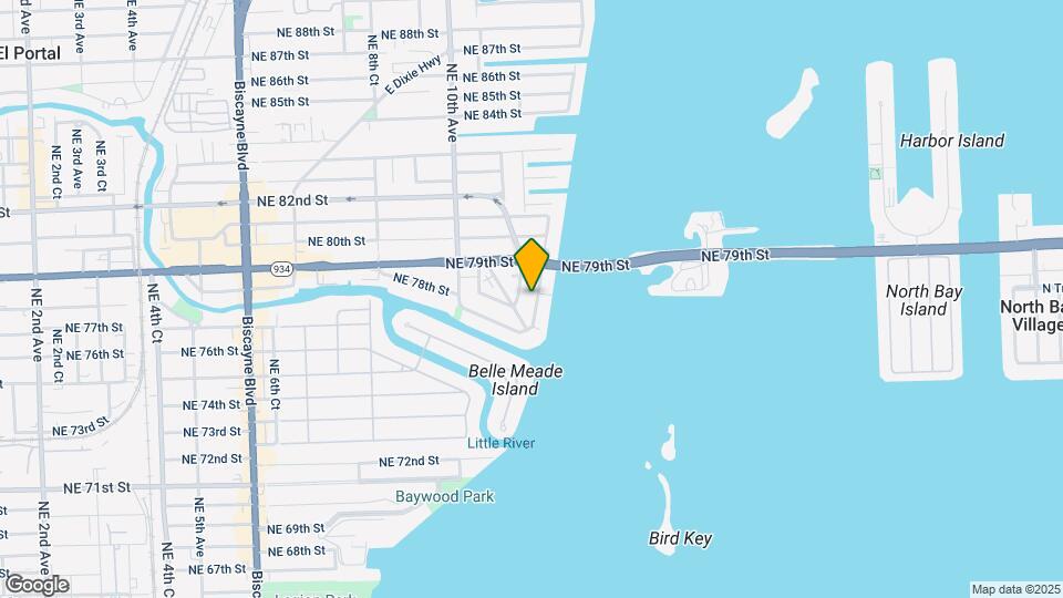 7820 NE Bayshore Ct Map and Location Details