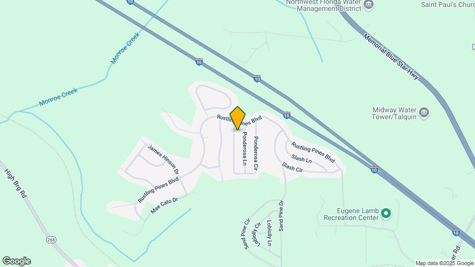 600 Ponderosa Cir Map and Location Details