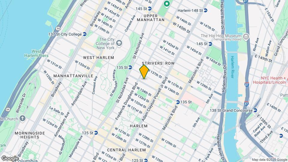 243 W 135th St Map and Location Details