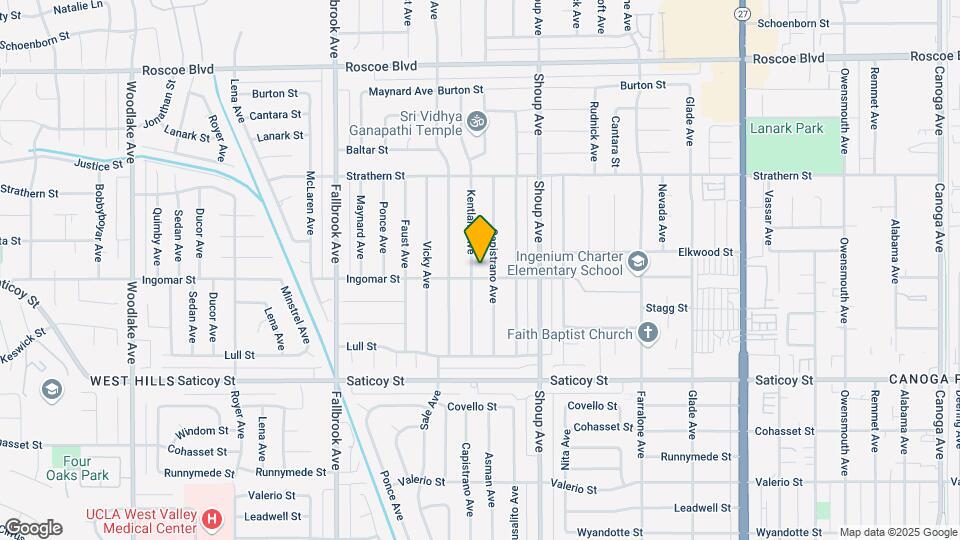 7806 Kentland Ave Map and Location Details
