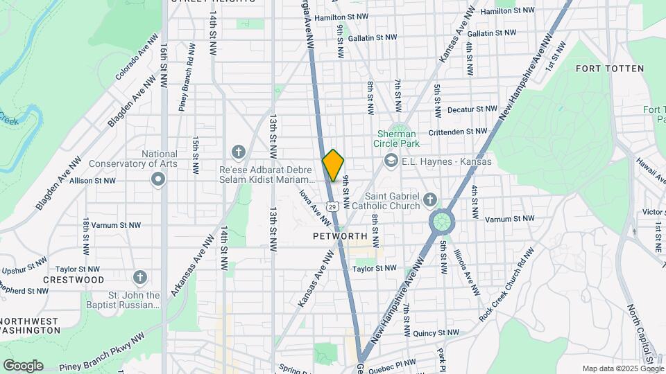 4423 Georgia Ave NW Map and Location Details