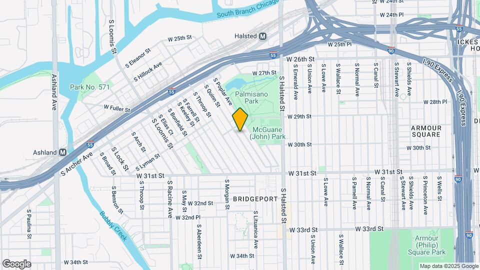 2919 S Quinn St Map and Location Details