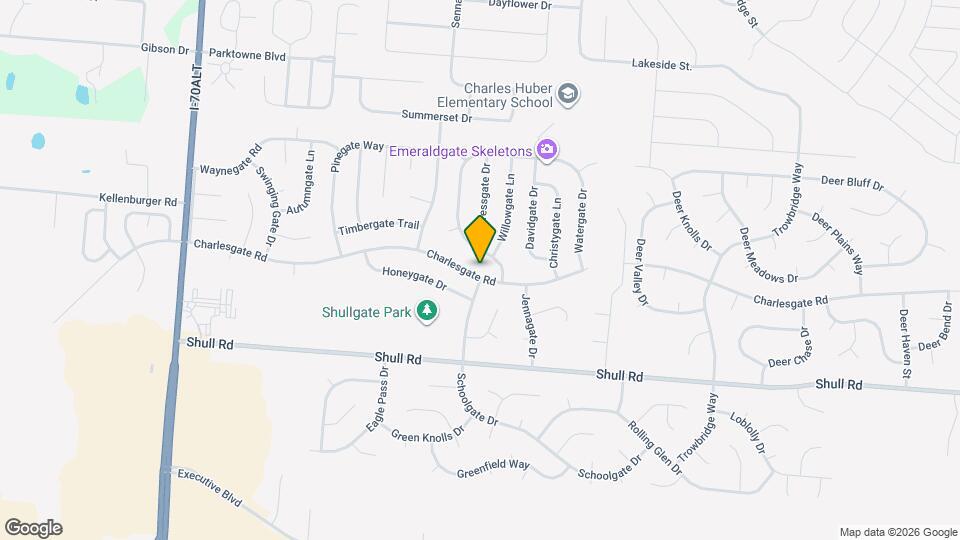 6117 Charlesgate Rd Map and Location Details