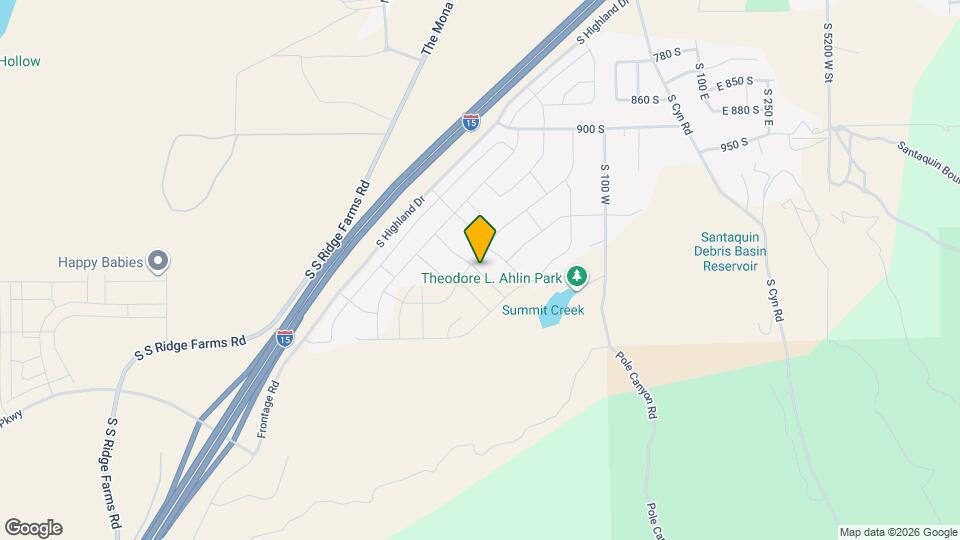 286 W Saddlebrook Dr Map and Location Details