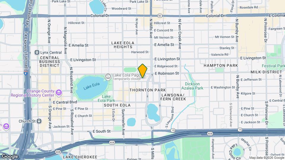 1001 E Jefferson St Map and Location Details