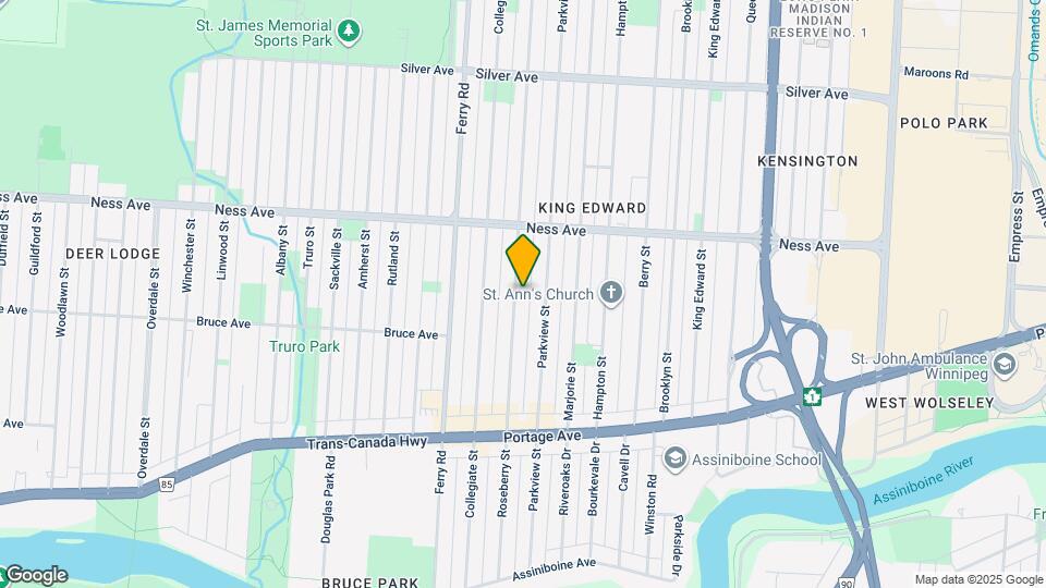 289 Roseberry St Map and Location Details