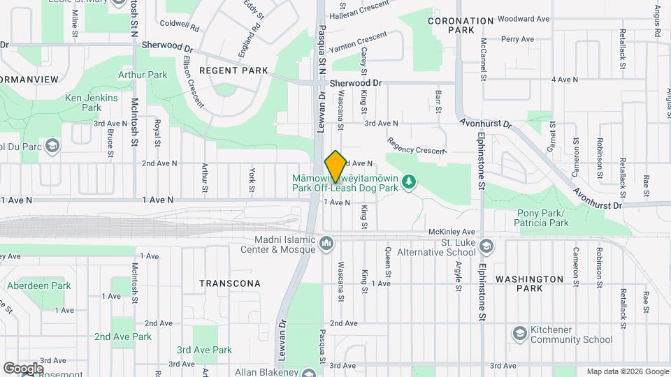 460 Wascana St Map and Location Details