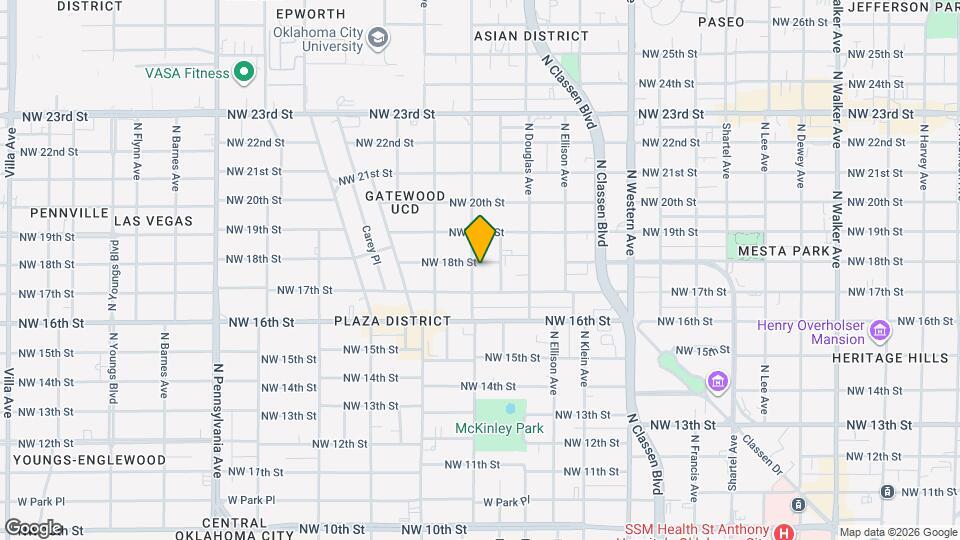 1514 NW 18th St Map and Location Details
