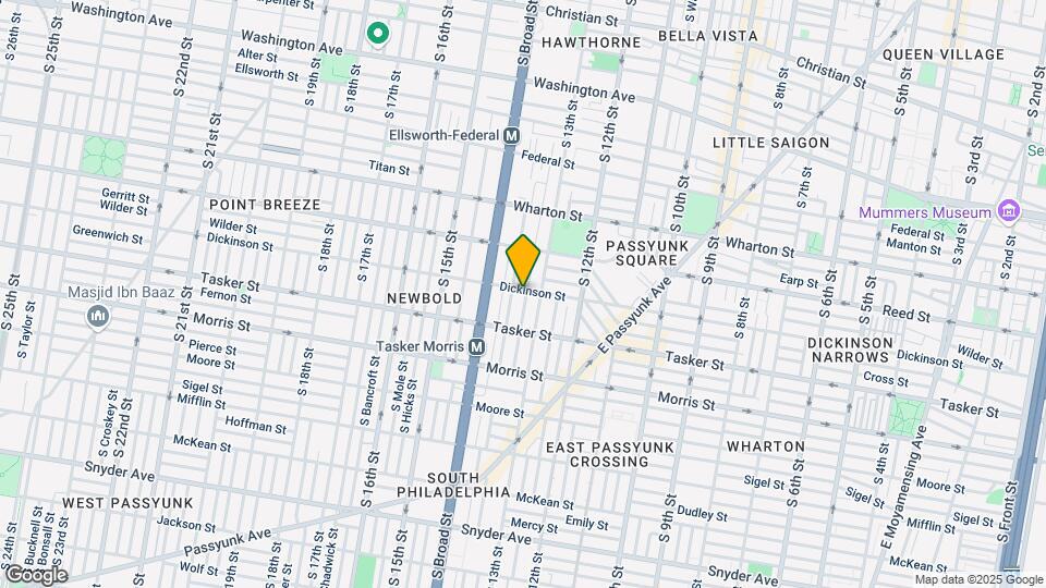 1308 Dickinson St Mapa y Detalles de la Ubicación