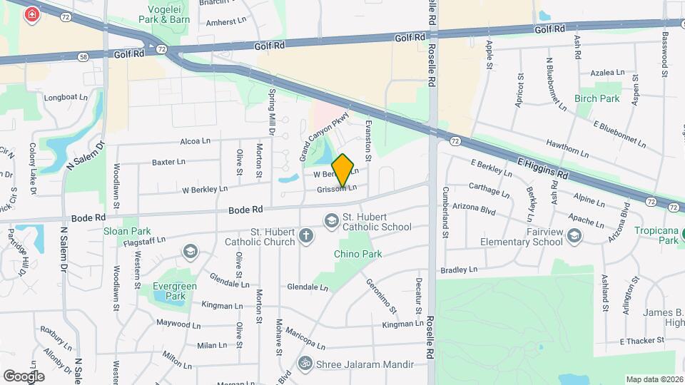 221 Grissom Ln Map and Location Details