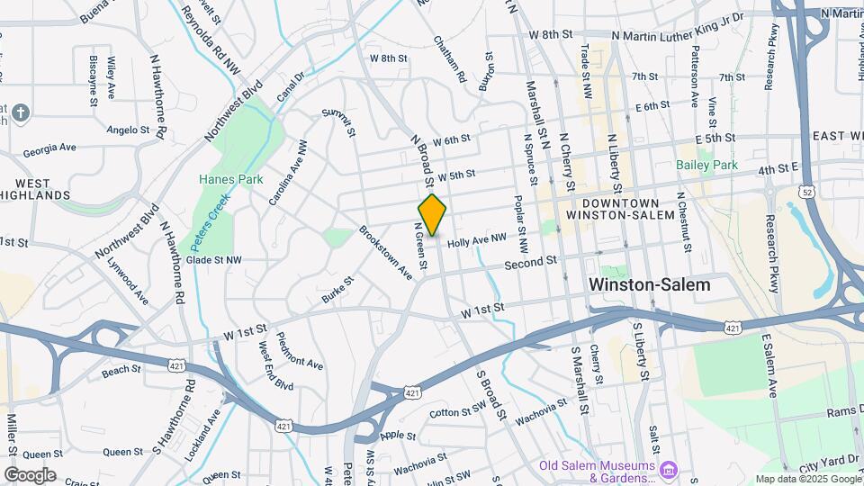 805 Holly Ave NW Map and Location Details
