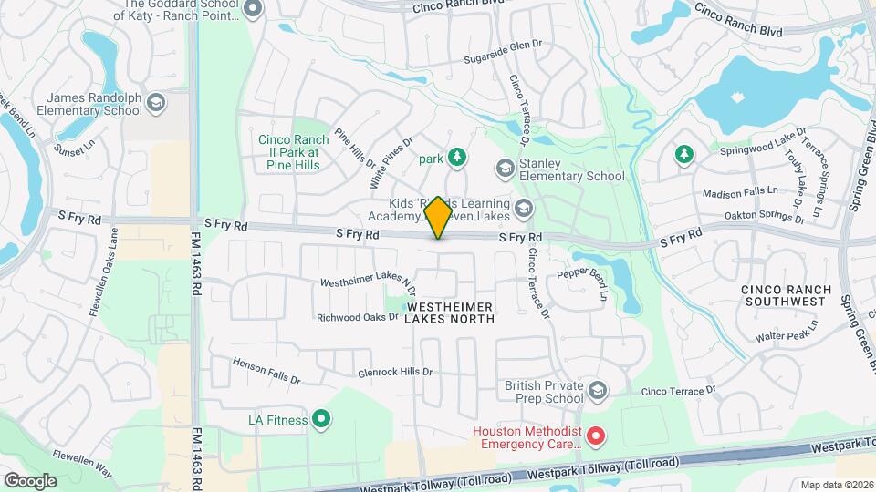 26350 Longview Creek Dr Map and Location Details