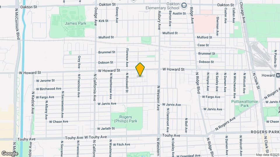 7533 N Maplewood Ave Mapa y Detalles de la Ubicación