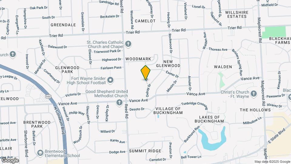 3211 Jonquil Dr Map and Location Details