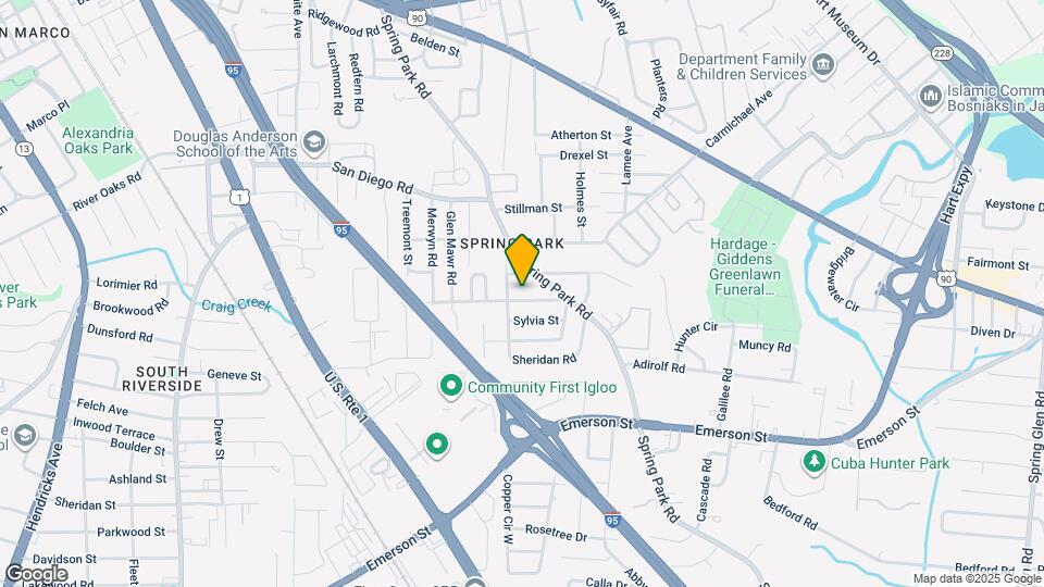 3325 Claremont Rd Map and Location Details