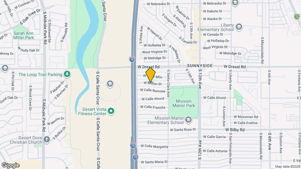 909 W Milton St Map and Location Details