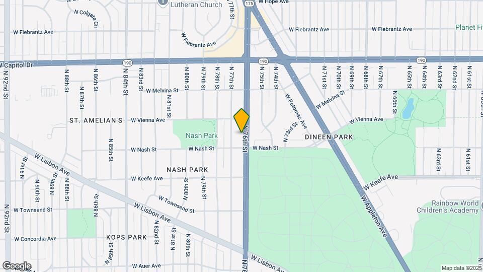 3731-3761 N 76th St Map and Location Details