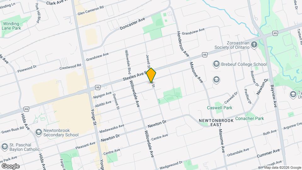 1068 Lillian St Map and Location Details