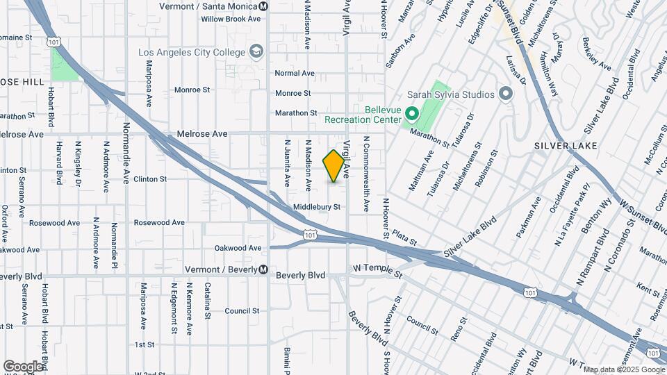 532 N Westmoreland Ave Map and Location Details