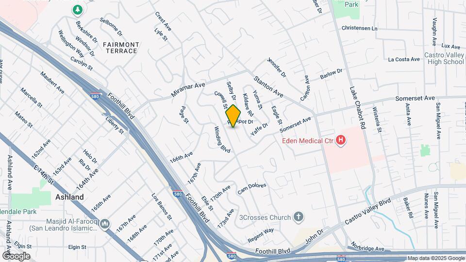 16699 Cowell St Mapa y Detalles de la Ubicación
