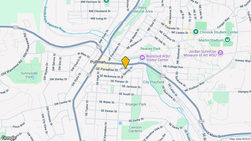 215 SE Spring St Map and Location Details