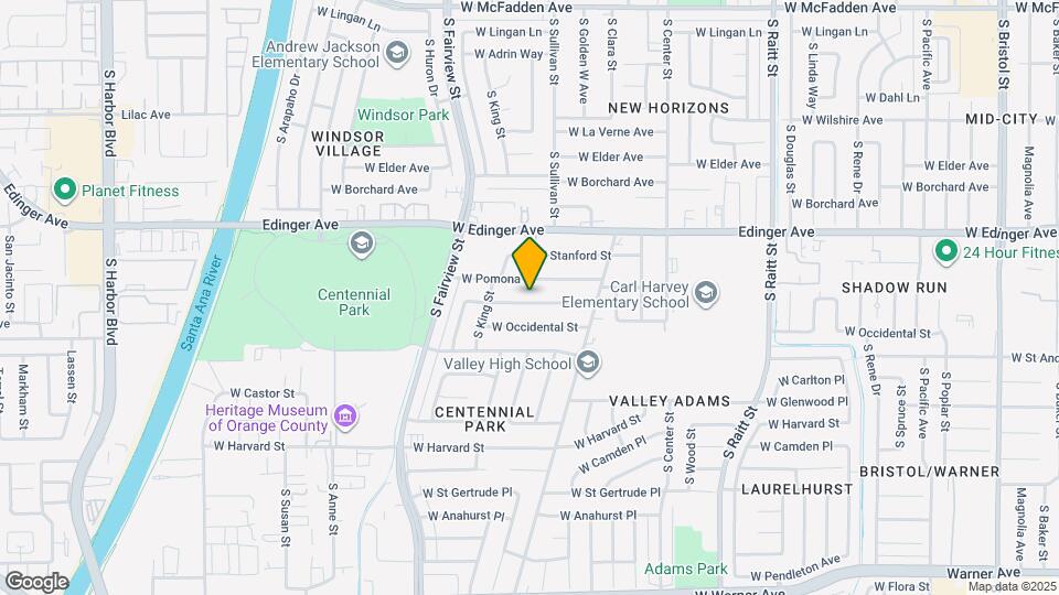 2521 W California St Map and Location Details