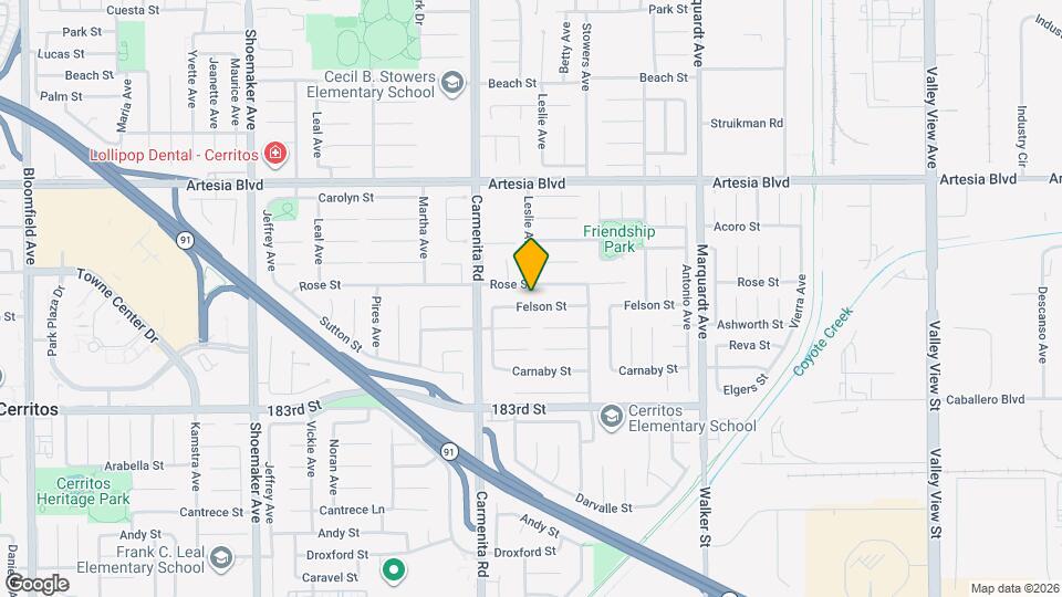 13459 Felson St Mapa y Detalles de la Ubicación