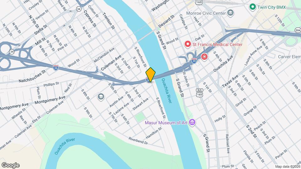 310 S Riverfront St Map and Location Details