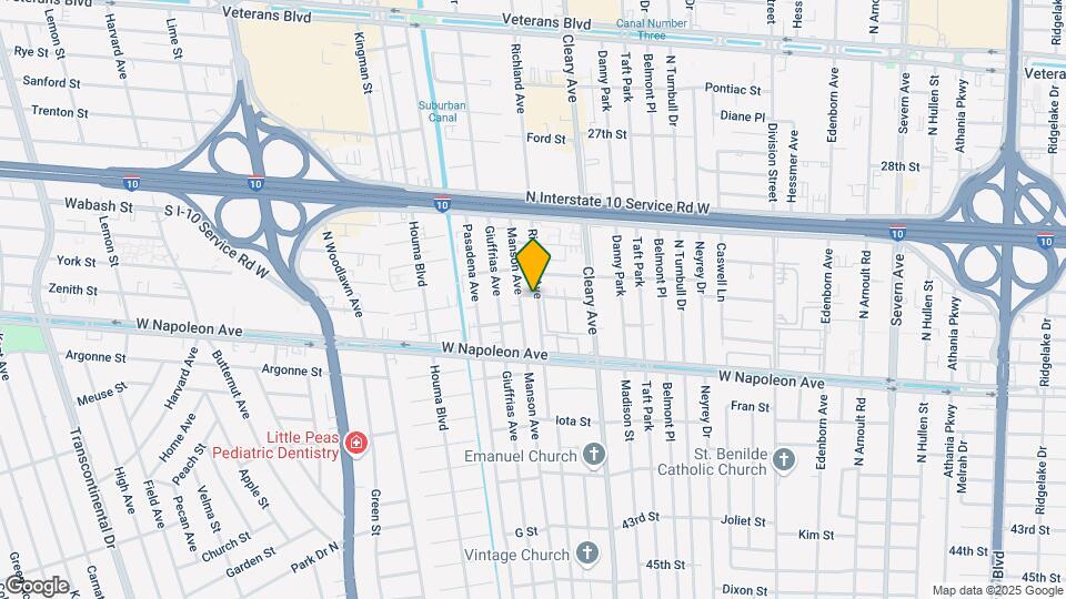 2212 Richland Ave Mapa y Detalles de la Ubicación